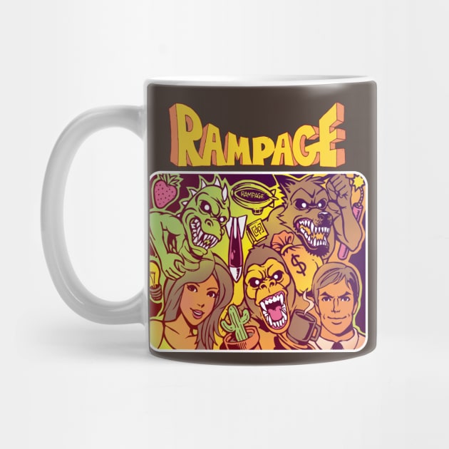 Classic Arcade Game Rampage by dposhirts